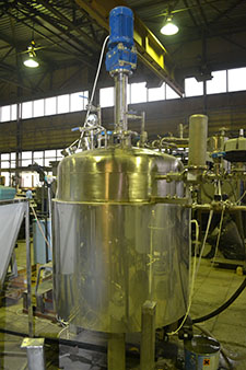 Ферментатор цилиндрический эрлифтный